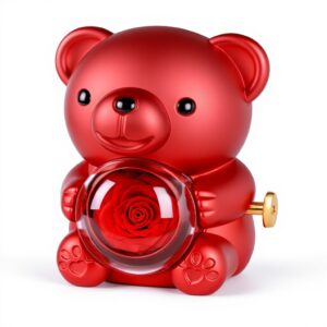 Aloskart Orso Rosa Eterna Collana Cuore Regalo Donna San