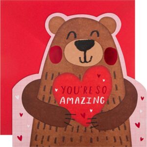 Biglietto San Valentino Hallmark orso cuori design-0
