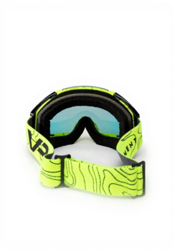 Occhialoni moto VR46 Valentino Rossi maschera giallo