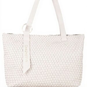 Borsa a mano Valentino Shantel Ecru Shopping Bag donna