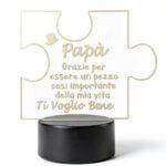 Luce Notturna Coldbling Legno Art Deco Regalo Papà-0