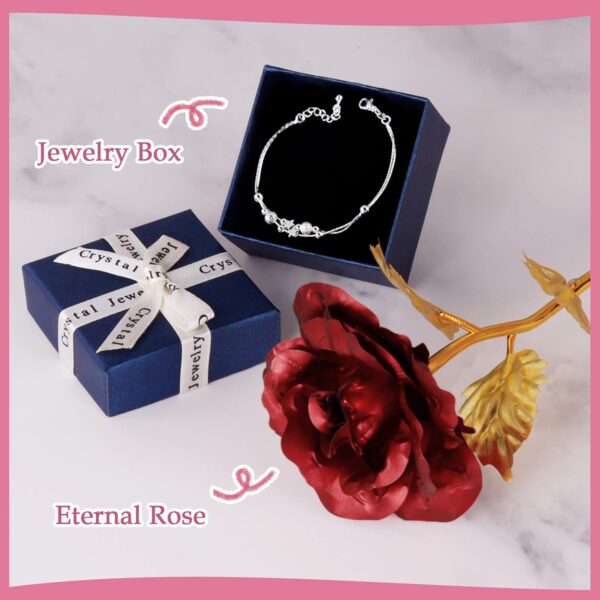 Rosa Eterna Joyhoop Oro Decorazione Casa Regalo Romantico-5