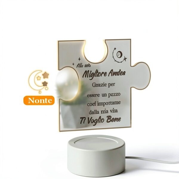 Luce Notturna Coldbling LED Acrilico Regalo Amica-5