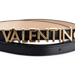 Cintura Valentino Donna Nero Fibbia Logo Elegante Casual-0