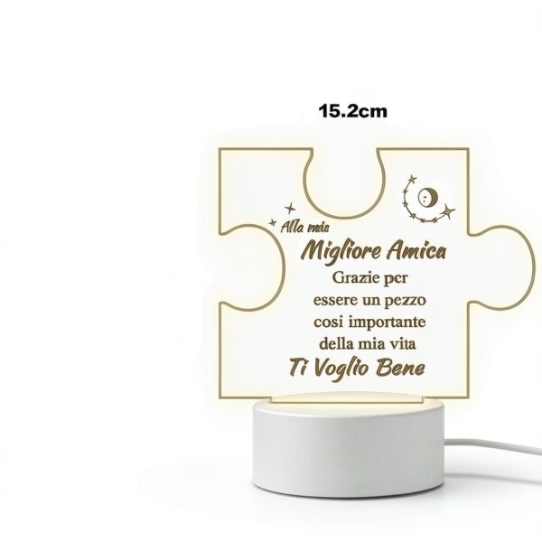Luce Notturna Coldbling LED Acrilico Regalo Amica-3