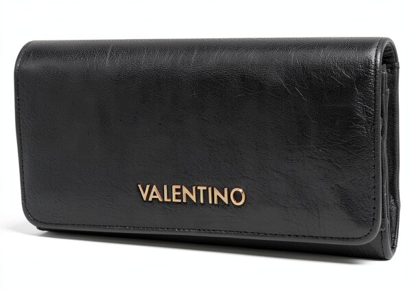 Portafoglio Valentino Alexia Nero design compatto donna