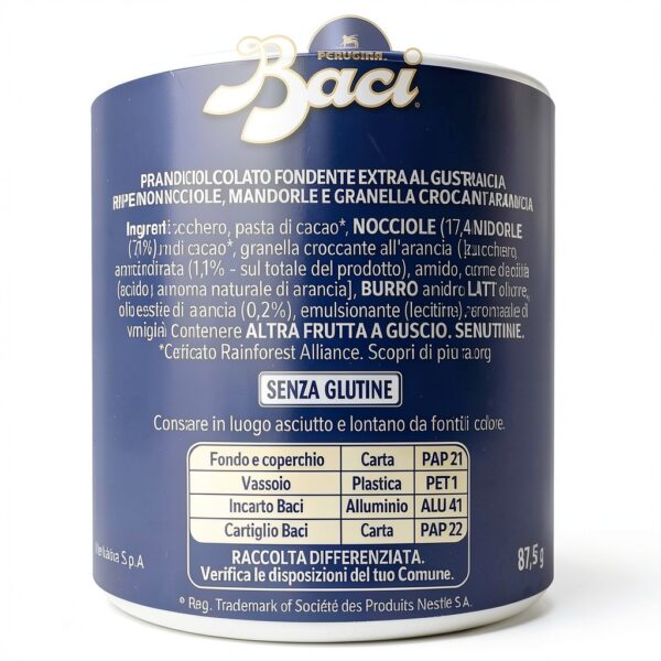 Baci Perugina cioccolatini fondenti arancia cuore regalo-1