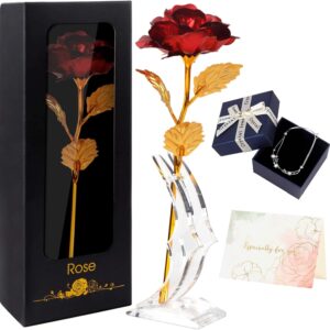 Rosa Eterna Joyhoop Oro Decorazione Casa Regalo Romantico-0
